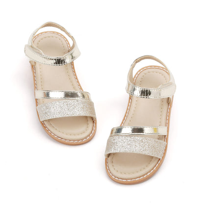 Felix & Flora Toddler Girl Sandals - Little Girl Easter Summer Dress Shoes Lightweight Open Toe Beach Holiday.