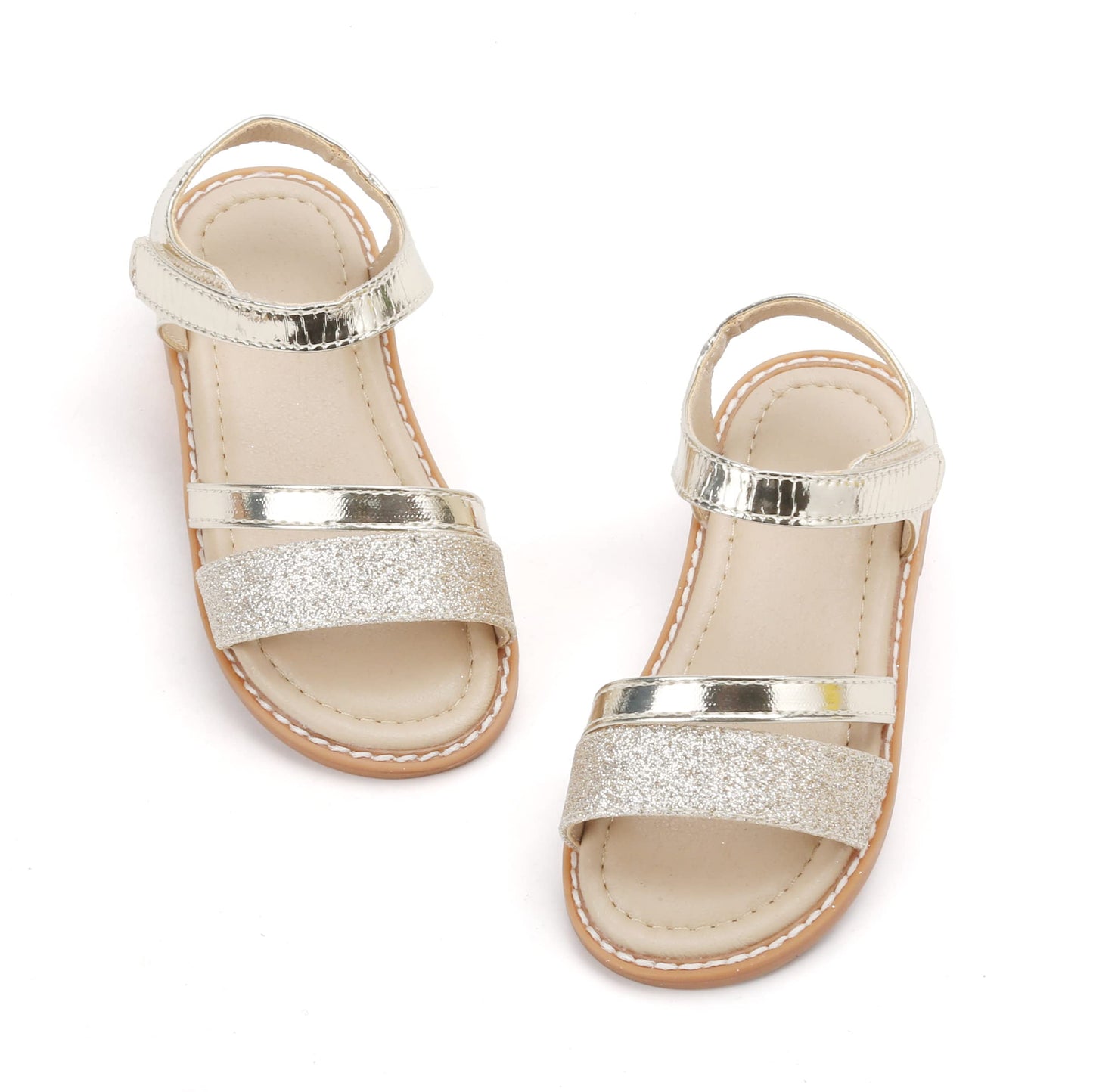 Felix & Flora Toddler Girl Sandals - Little Girl Easter Summer Dress Shoes Lightweight Open Toe Beach Holiday.