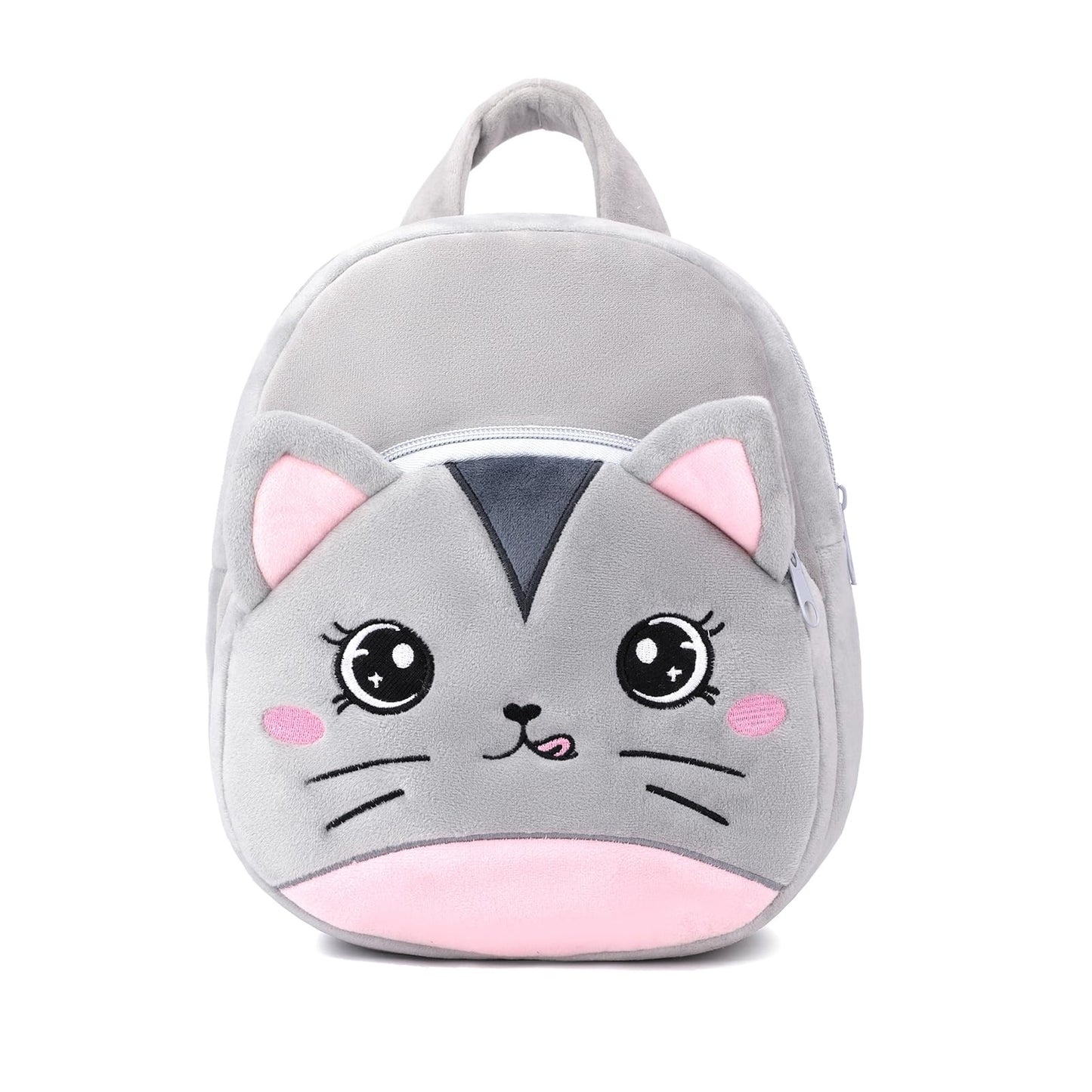 Toddler Backpack for Boys and Girls, Cute Soft Plush Animal Cartoon Mini Backpack Little For Kids 2-6 Years (Cows)