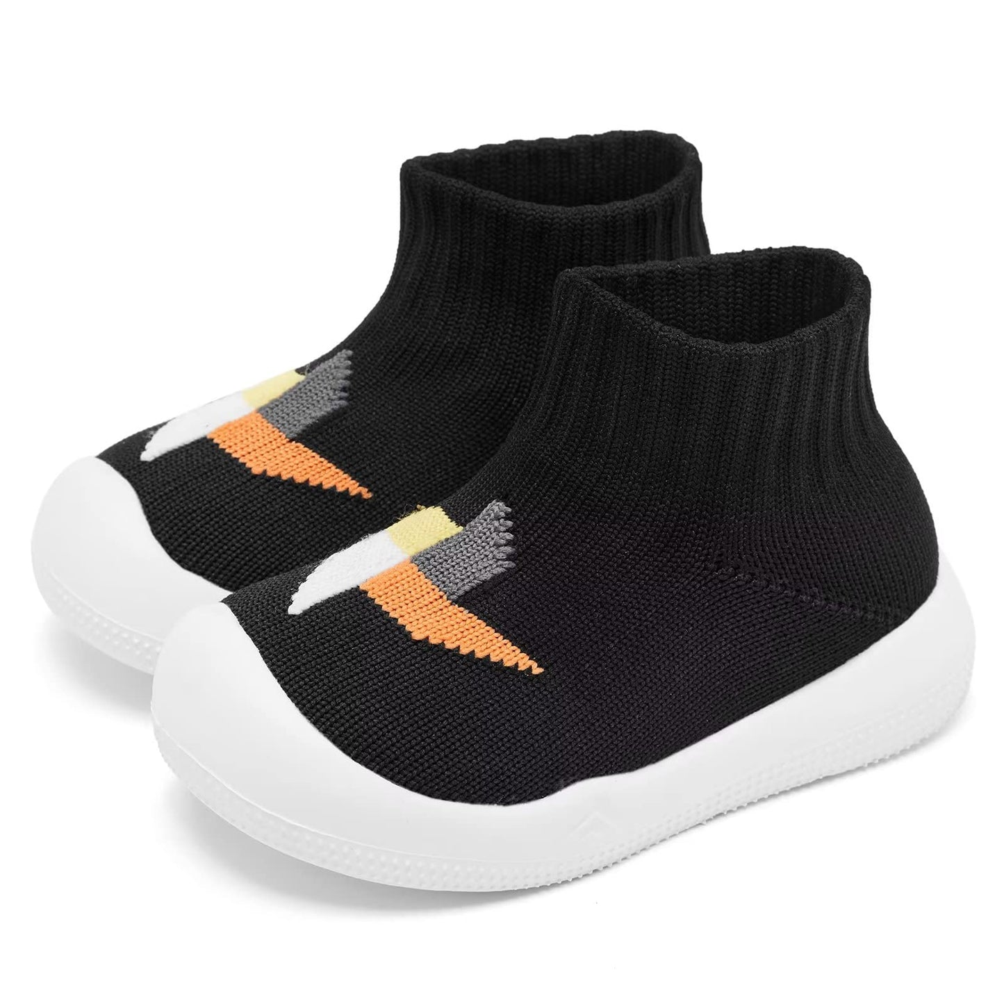Eashi Baby Boy Girl Non-Skid Indoor Infant Walking Shoes Breathable Warm Elastic Sock Shoes with Memory Sole Protect Toes Outdoor Sneakers