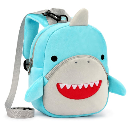 mibasies Toddler Backpacks for Girls 2-4: Plush Backpack -3D Animal Cartoon Mini Travel Bag -10 inch Toddler Backpack Leash