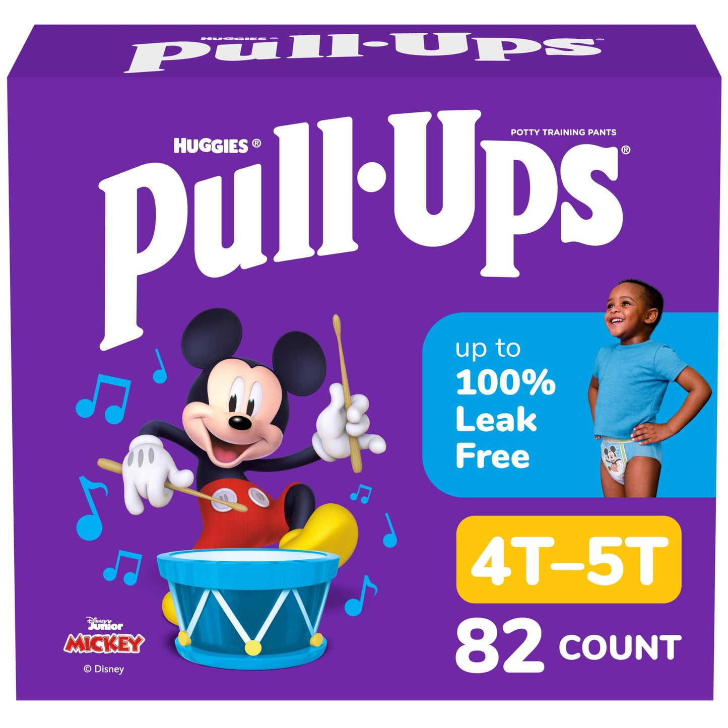 Pull-Ups Boys' Potty Training Pants, 3T-4T (32-40 lbs), 112 Count (4 Packs of 28)
