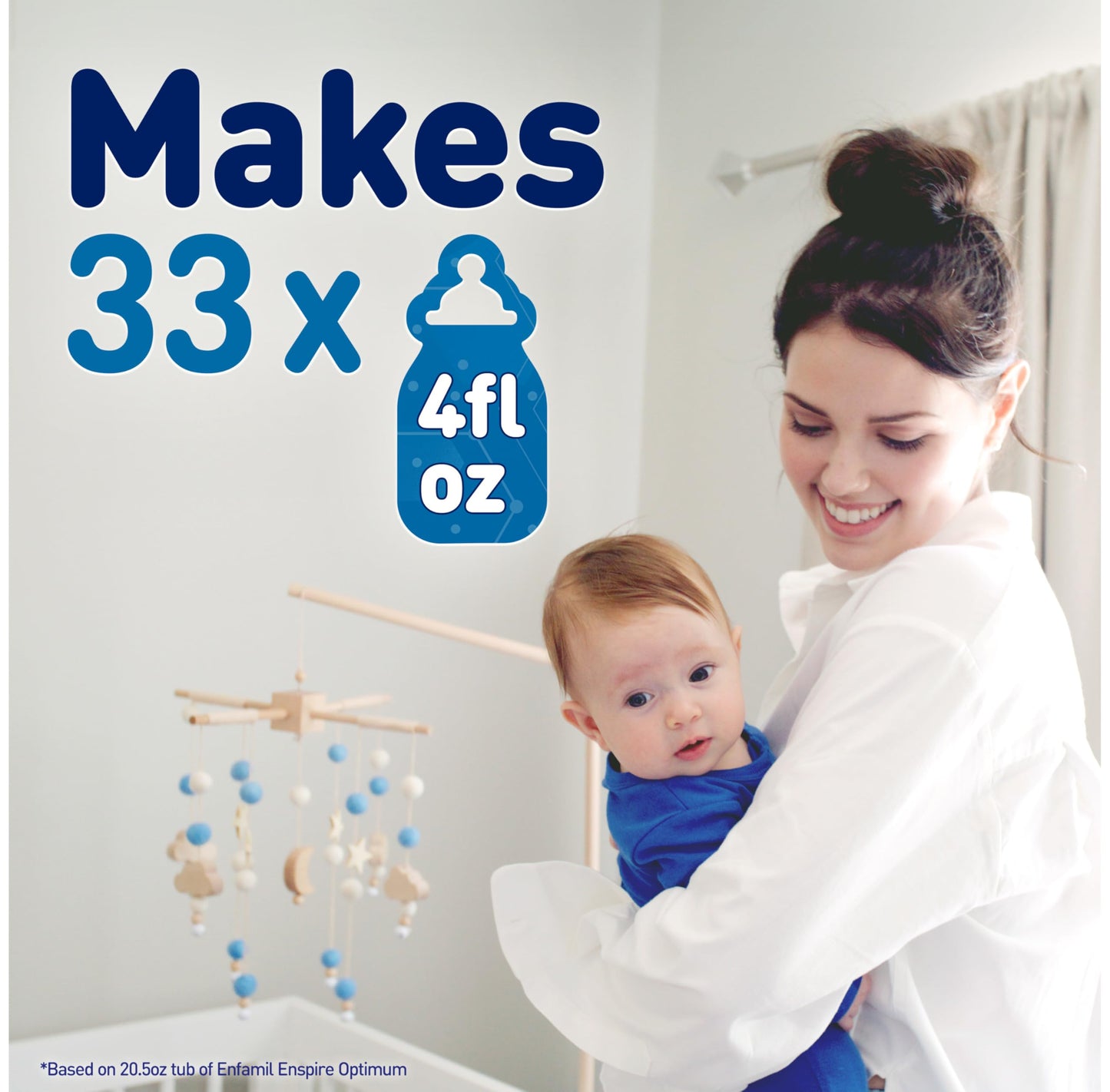 Enfamil Optimum Baby Formula, Our Closest Formula to Breast Milk, Immune-Supporting Lactoferrin also found in Breast Milk, Brain-Building DHA, 20.5 Oz