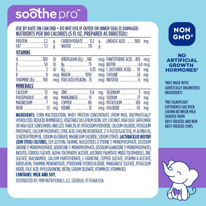 Good Start | Dr. Brown's Soothe Pro, Baby Formula Powder, for Sensitive Tummies, Gas, Fussiness and Spit-Up, Infant Formula with Probiotics, DHA, Non-GMO, 12 Ounces