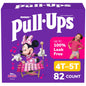 Pull-Ups Girls' Potty Training Pants, Size 4T-5T Training Underwear (38-50 lbs), 56 Count