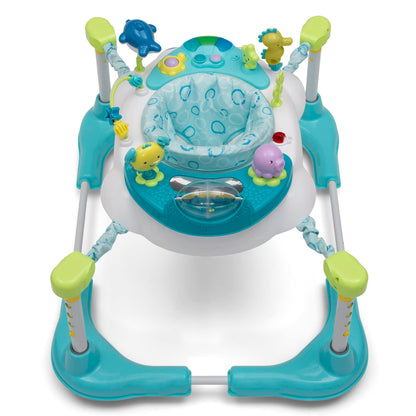 Delta Children Learn2Walk Balancer Baby Walker, Blue Ocean Adventure
