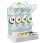 Baby Bottle Drying Rack, Vertical Standing Bottle Dryer Rack Holder-Space Saving Baby Bottle Drying Rack for Countertop-Holds Up to 12 Baby Bottles & Cup(Gray & Khaki)