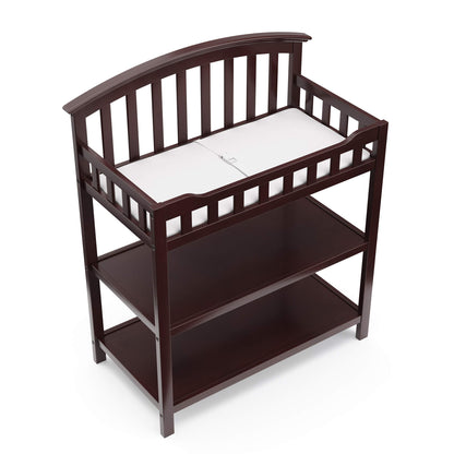 Graco Changing Table with Water-Resistant Changing Pad (White) – GREENGUARD Gold Certified, Multi Storage Nursery Changing Table for Infants and Babies