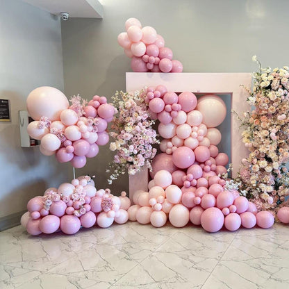 Beige Balloons, 60 PCS 12 Inch Cream Nude Sand White Clear Latex Birthday Balloons for Birthday Baby Shower Wedding Party Decorations