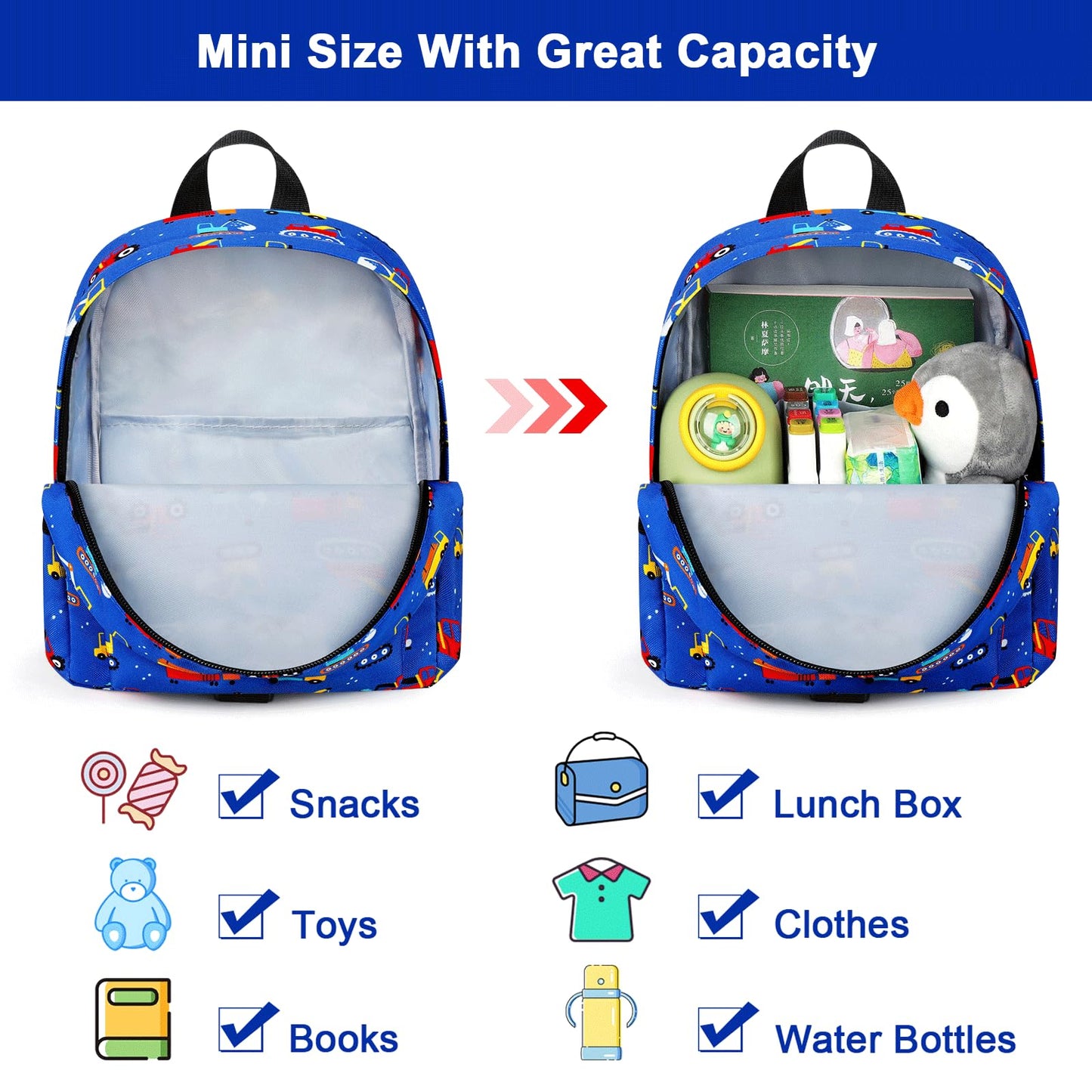Accmor Toddler Backpack Leash, Cute Unicorn Baby Backpacks with Anti Lost Wrist Link, Mini Kids Backpack Leash Walking Harness for Outdoor Travel, Adorable Backpack Tether for Boys Girls 1-3 (Purple)