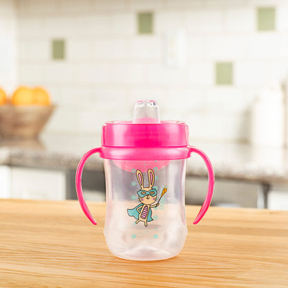 Dr. Brown's Transition Sippy Cup with Soft Spout - Pink - 6oz - 6m+