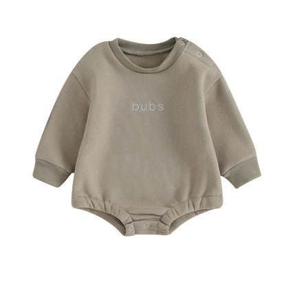 VISGOGO Newborn Infant Baby Boy Girls Oversized Romper Little Dude Sweater Onesie Coming Home Outfit Neutral Clothes