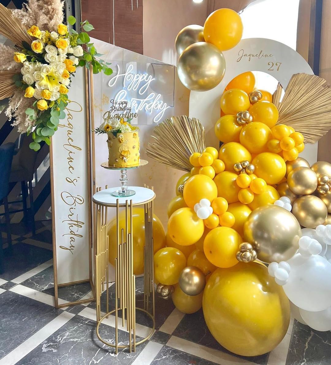 Sage Green Gold White Party Balloons, 50Pcs Sage Green and Gold Confetti Party Balloons For Birthday Baby Shower Engagement Wedding Anniversary Party Decorations