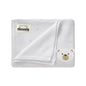 mimixiong Organic Cotton Baby Blanket Neutral Knitted Soft Crib Nursery Swaddling Receiving Blankets for Newborn Baby Boy Girl 40x30 Inch (Oatmeal)