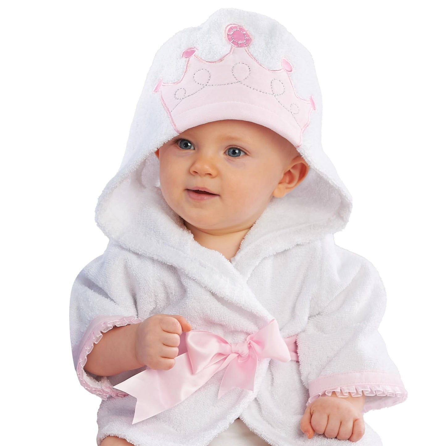 Baby Aspen "Utterly Adorable Cow Hooded Towel/Baby Robe, 0-9 Months