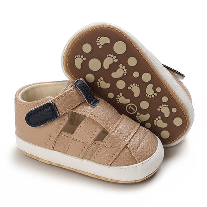 SOFMUO Baby Girls Boys Sparkly Bowknot Sandals Premium Soft Anti-Slip Rubber Sole Infant Summer Outdoor Shoes Toddler First Walkers