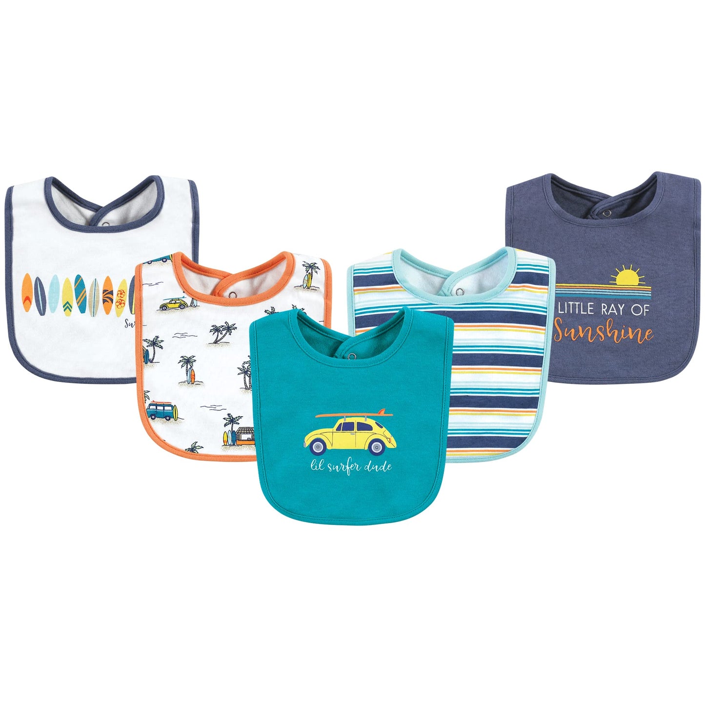 Hudson Baby Unisex BabyCotton Bibs