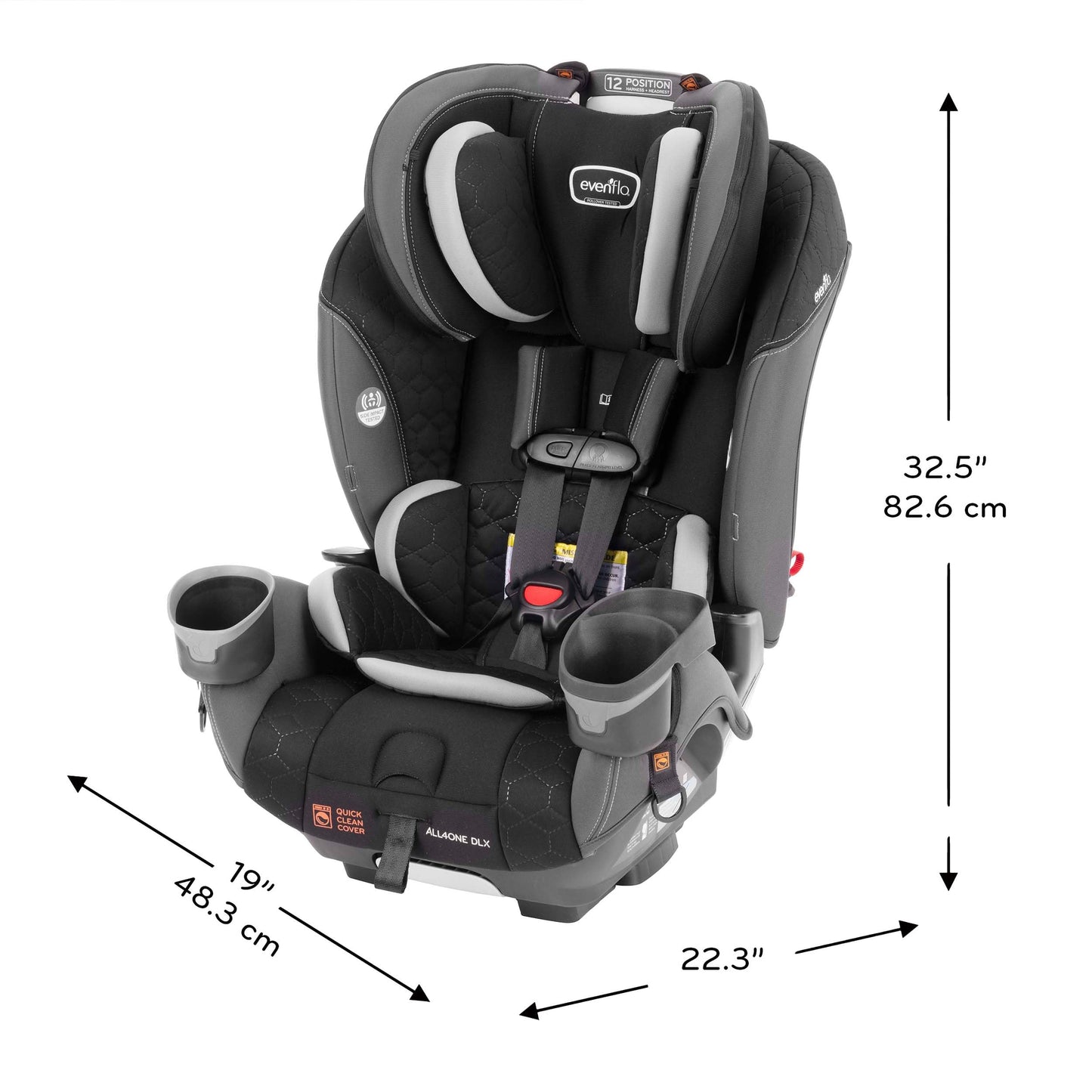 EveryFit/All4One 3-in-1 Convertible Car Seat (Augusta Pink)