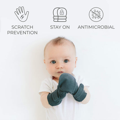 goumikids Viscose Made from Bamboo Cotton Anti-Scratch Soft Stay-On Mitts
