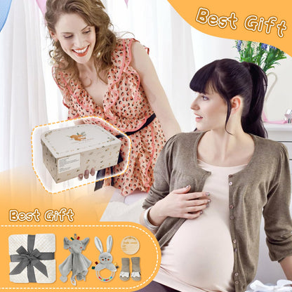 Baby Boy Gifts for Baby Shower, 10Pcs Newborn Baby Shower Boy Gift, Premium & Exquisite Welcome Baby Gift Basket Set Baby Boy Shower Gifts, Baby Boy Gift Basket Set & Baby Boy Gifts Set