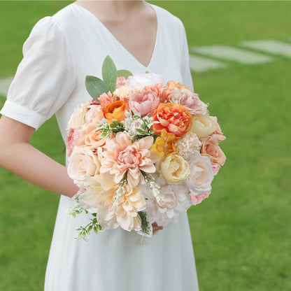 Artificial Flowers Combo, Fake Flowers for DIY Tables Centerpieces Baby Shower Bridal Shower Wedding Bouquet Arrangements Party Candle Holder Cake Decor Flower Home Decorations