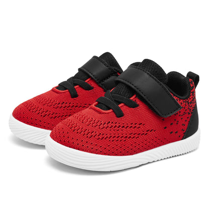 MORENDL Toddler Sneakers Baby Boys & Girls Barefoot Shoes Lightweight Breathable Walking Running Tennis Athletic Sport Shoes