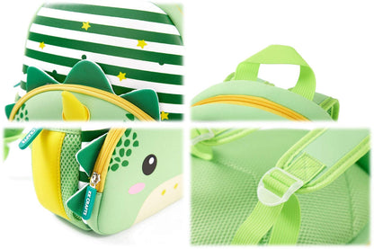 KK CRAFTS Preschool Backpack Toddler Neoprene Animal Schoolbag Lunch backpack for Kids Boys Girls(Dinosaur)