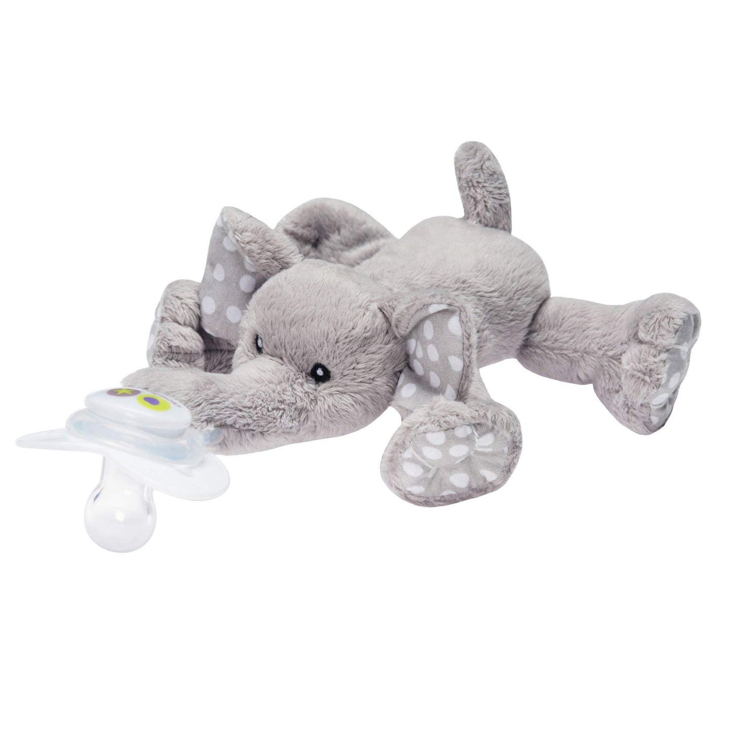 Nookums Paci-Plushies Buddies - Alligator Pacifier Holder - Adapts to Name Brand Pacifiers, Suitable for All Ages, Plush Toy Includes Detachable Pacifier
