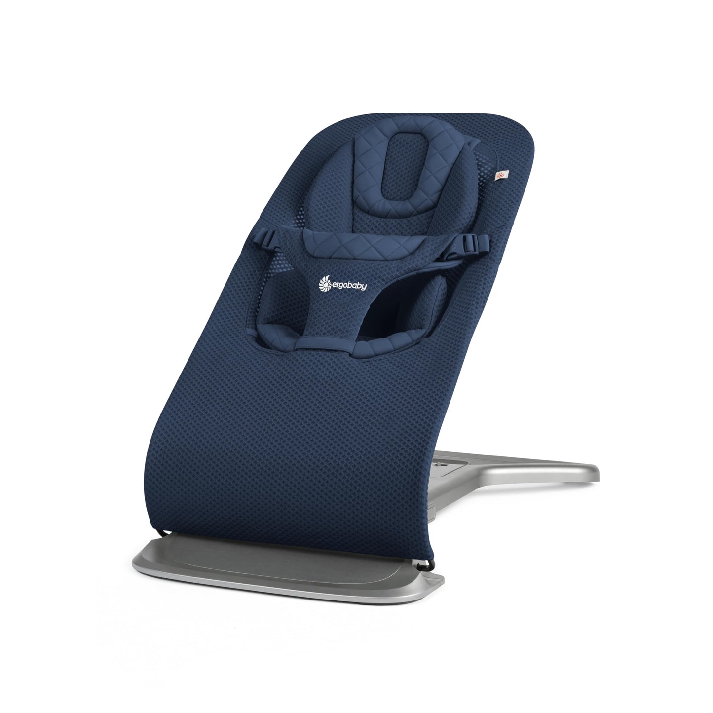 Ergobaby Evolve 3-in-1 Mesh Bouncer, Adjustable Multi Position Baby Bouncer Seat, Fits Newborn to Toddler, Grey Mesh