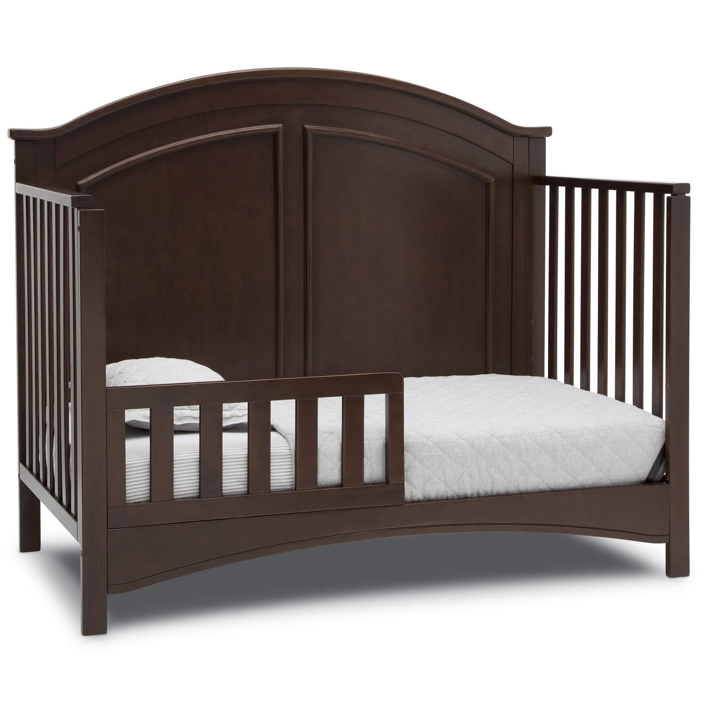 Delta Children Perry 6-in-1 Convertible Crib - Greenguard Gold Certified, Bianca White