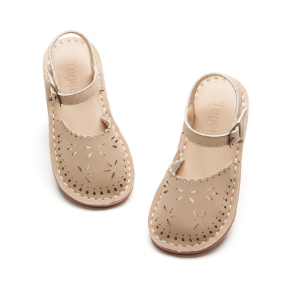 Girls Sandals 3-12 Years | Dressy & Play Shoes | Leather-Like for Outdoor School