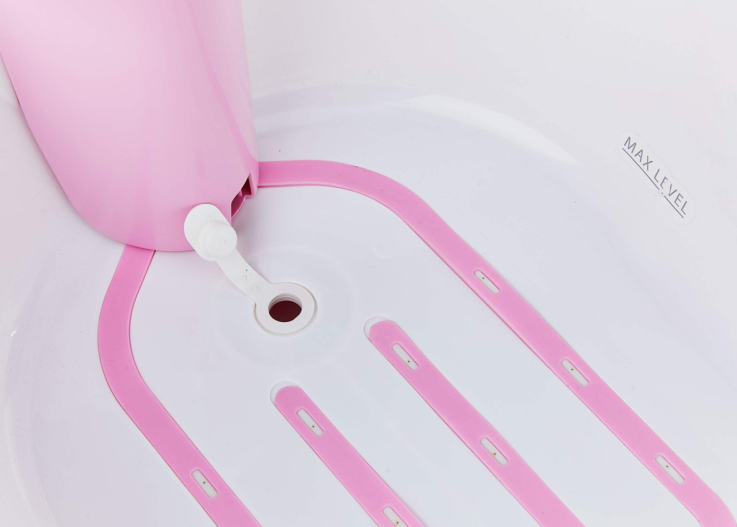 Summer Infant Lil Luxuries Whirlpool Bubbling Spa & Shower (Pink) Luxurious Baby Bathtub with Circulating Water Jets, 2 Piece Set (Pack of 1)