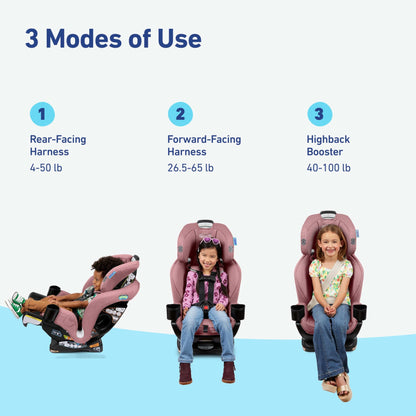 Graco Extend2Fit 3-in-1 Convertible Baby Car Seat, Rear and Forward Facing, Adjustable Extension Panel for Extra Legroom, Talia