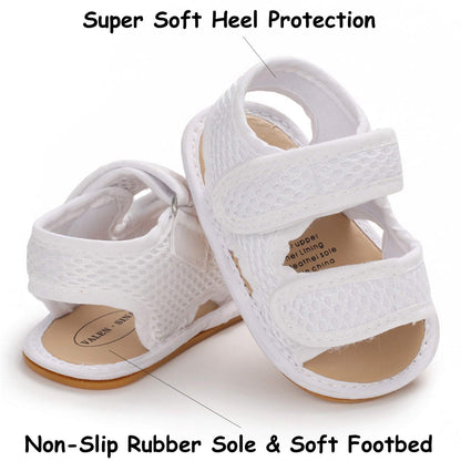 Timatego Baby Boys Girls Sandals Non Slip Soft Sole Outdoor Athletic Shoes Infant Toddler First Walker Crib Summer Shoes 3-18 Months