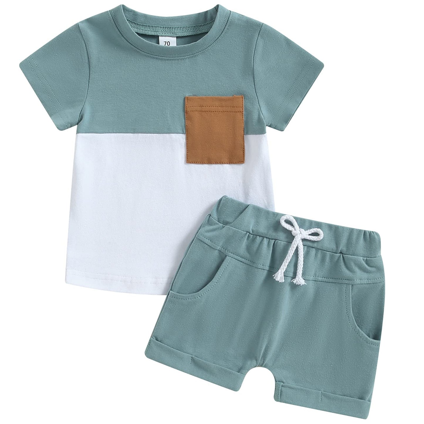 Mubineo Infant Toddler Baby Boy Summer T Shirt Shorts Outfits Short Sleeve Tee Tops Clothes Set