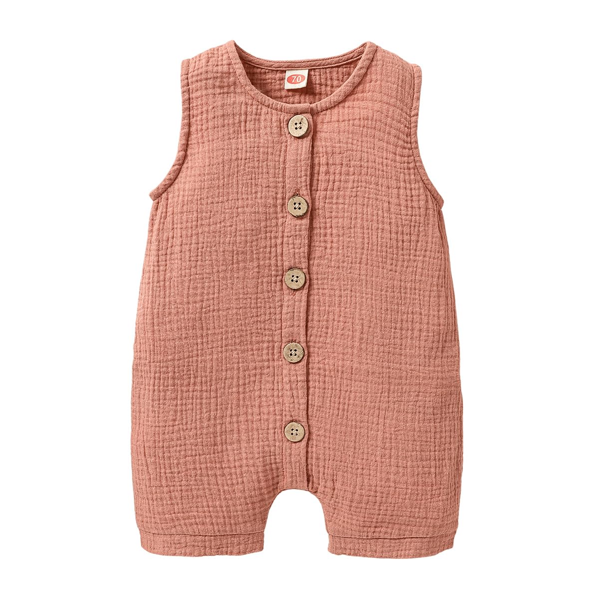 Infant Newborn Baby Boys Girls Cotton Linen Romper Summer Jumpsuit Sleeveless Overalls Clothing Set