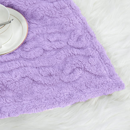 HOMRITAR Baby Blanket for Girls Toddlers 3D Fleece Fluffy Fuzzy Blanket for Baby, Soft Warm Cozy Fleece Blanket, Infant or Newborn Receiving Blanket 330GSM (30 x 40 Inch, Pink)