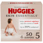 Huggies Size 2 Diapers, Skin Essentials Baby Diapers, Size 2 (12-18 lbs), 74 Count, Packaging May Vary