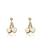 Kids Earring - 14k Gold-Plated Double Dangle Earring - Surgical Steel Post For Sensitive Ears