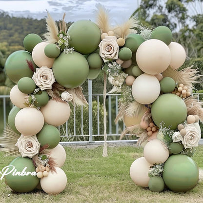 Double Stuffed Nude Balloon Garalnd Blush Beige Balloons Cream Brown Balloon Arch Kit Different Sizes Ivory Latex Balloons For Neutral Baby Shower Gender Reveal Birthday Boho Party Decorations