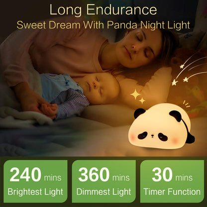 Sweet Heart Elephant Night Light, LED Squishy Novelty Animal Cute Lamp, Food Grade Silicone Nightlight, Dimmable Light Up Elephant Decor for Room College, Boys Girls White Elephant Gifts