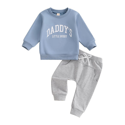 Gender Neutral Baby Boy Girl Fall Winter Clothes Sweatshirt Shirt Pants Toddler Infant Outfit