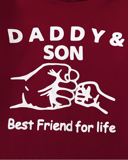WESIDOM Baby Boy Clothes, Long Sleeve Printing Hoodie With Jeans Pants Outfits Set