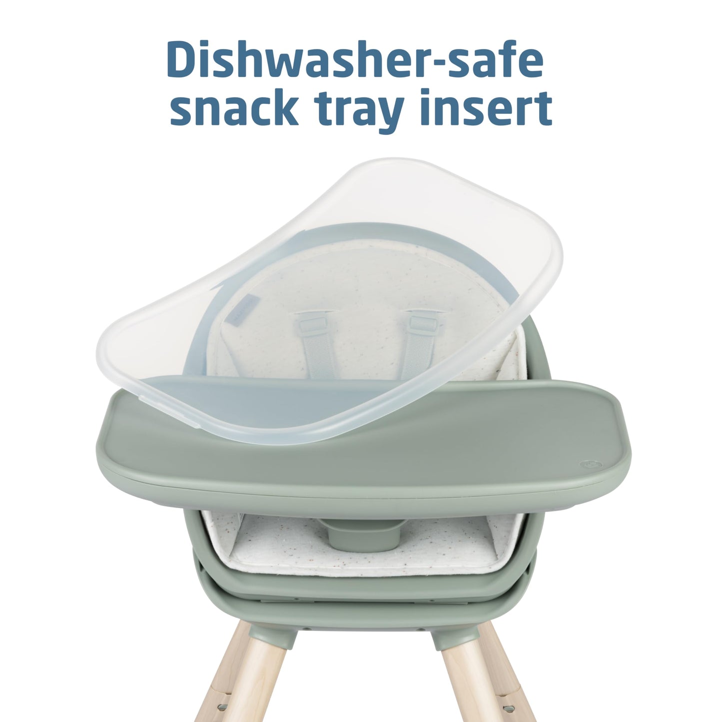 Maxi-Cosi Moa 8-in-1 High Chairs for Babies and Toddlers, Machine Washable Infant High Chair, Compact, Convertible High Chair Lightweight Design, Classic Slate