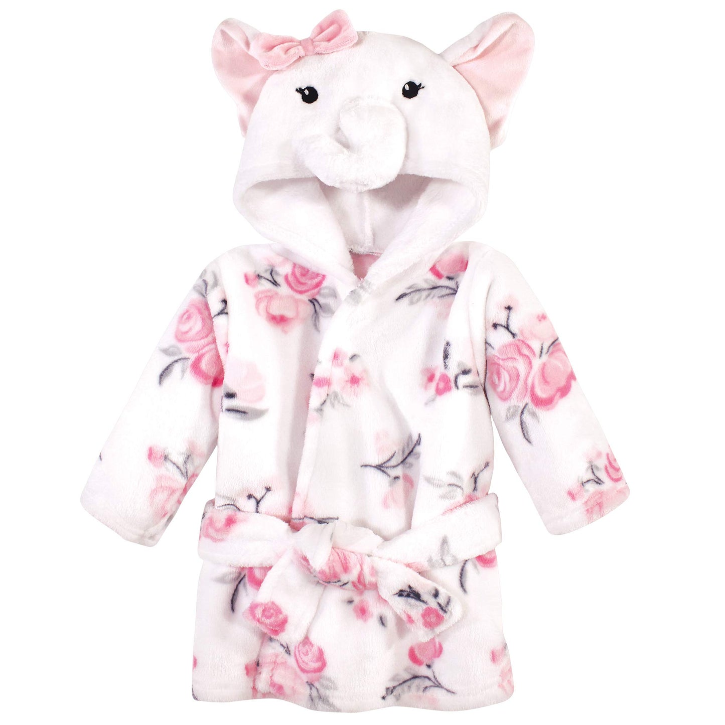 Hudson Baby Unisex Baby Plush Animal Face Bathrobe
