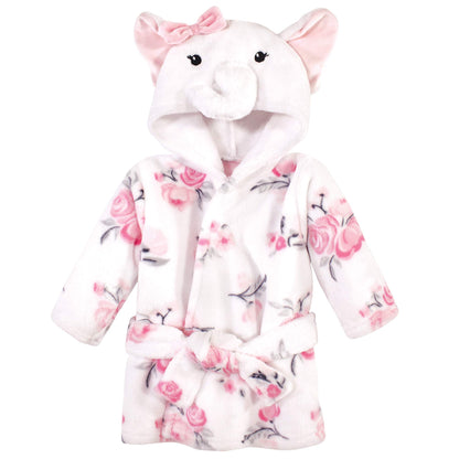 Hudson Baby Unisex Baby Plush Animal Face Bathrobe