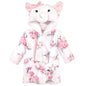 Hudson Baby Unisex Baby Plush Animal Face Bathrobe