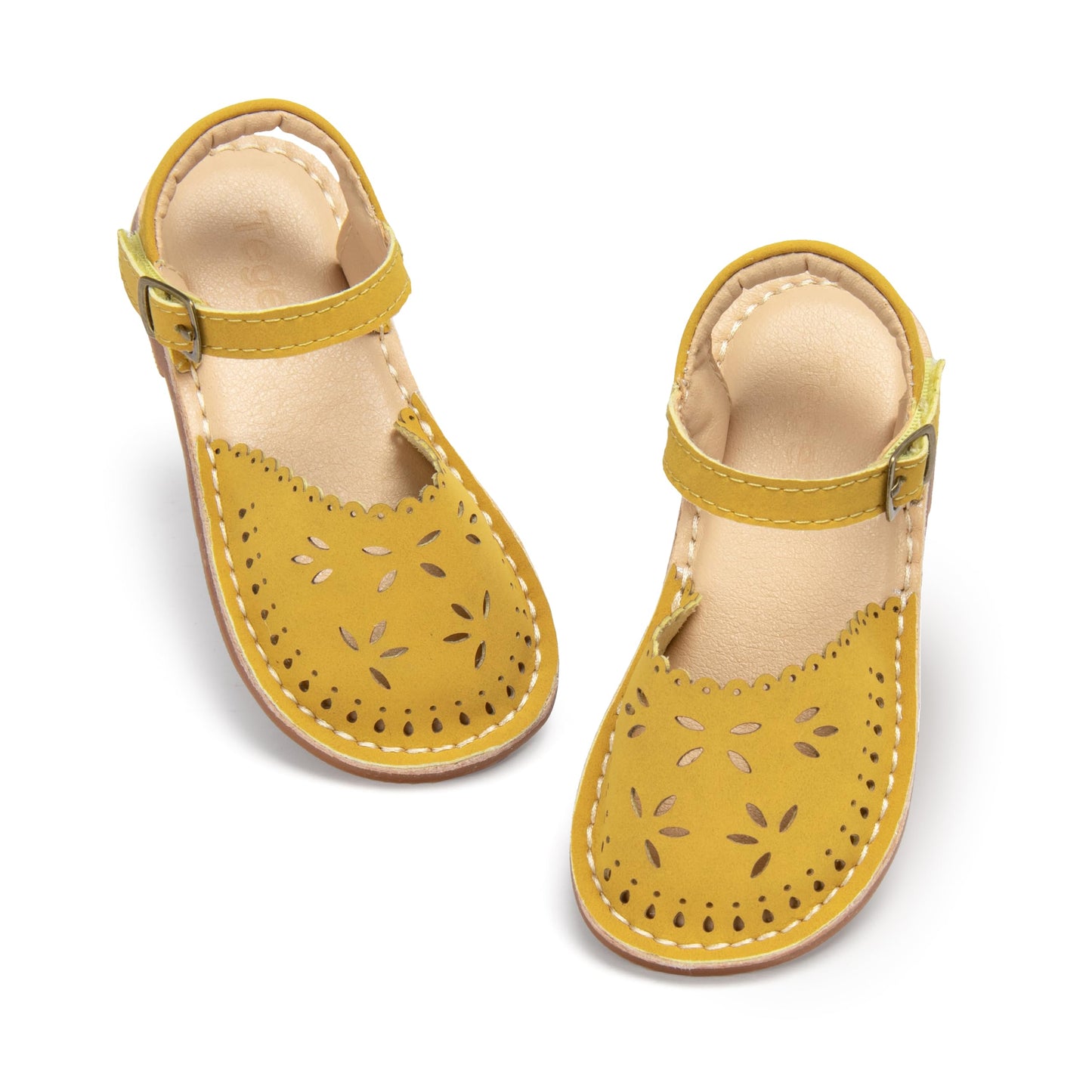 Girls Sandals 3-12 Years | Dressy & Play Shoes | Leather-Like for Outdoor School