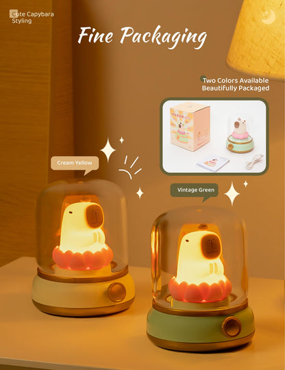 Cute Chibi Flame Lamp, Anime Cozy Lights, Retro Rechargeable Night Light, Decor, Cute Desk Accessories, Gifts