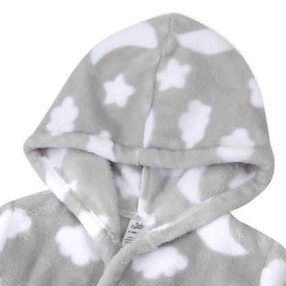 Baby and Infant Bath Robe with Hood and Baby Beach Cover Up for Boys and Girls 0-9 Months (Enchanted Evening)
